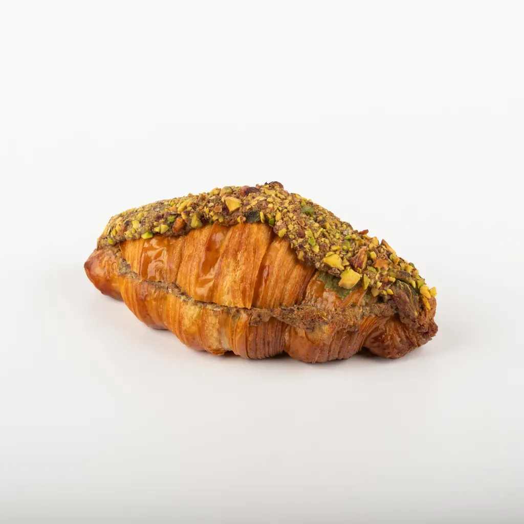 Pistáciový doublebaked croissant